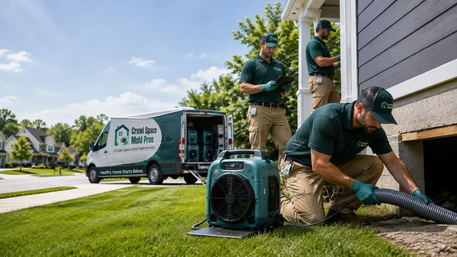 Crawl Space Mold Removal in Dolton, IL